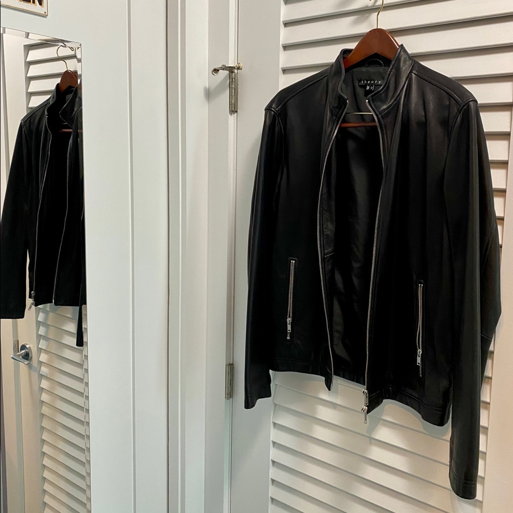 Theory Men’s Leather Jacket